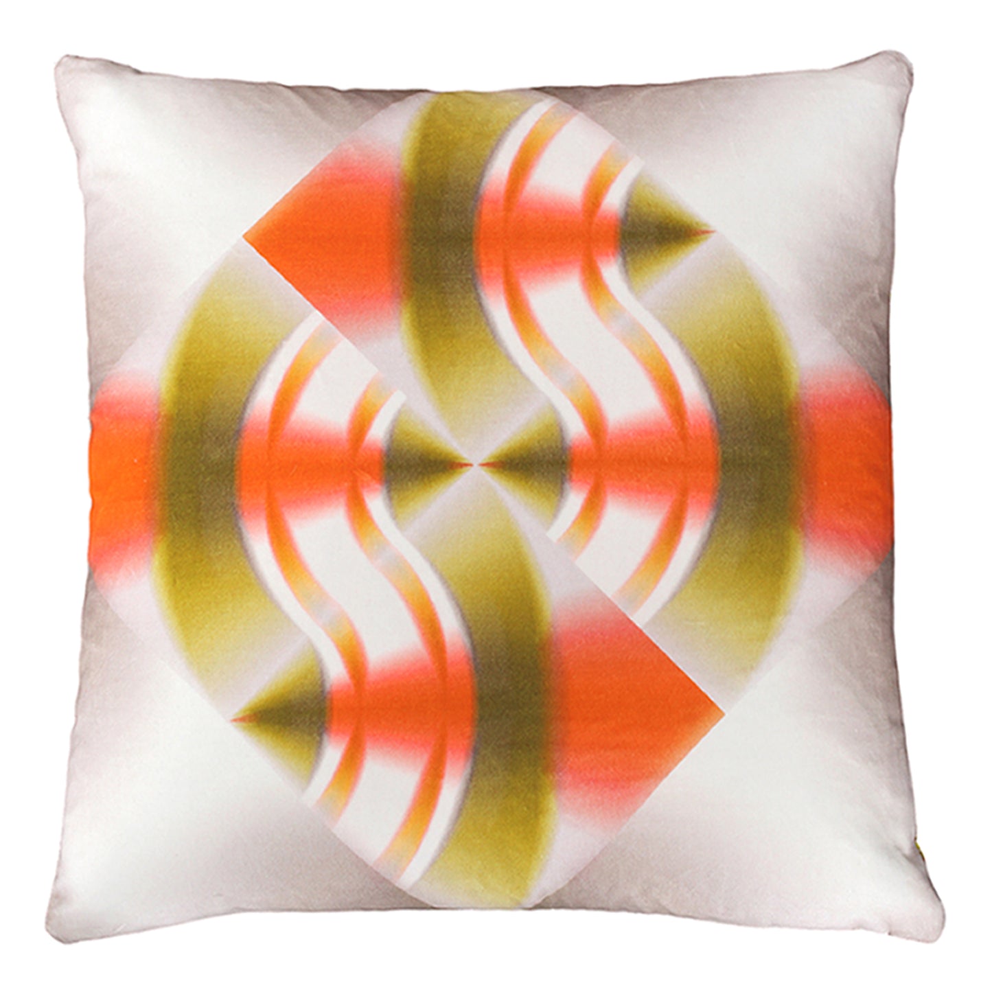 Green Avadavat Velvet Cushion Cover