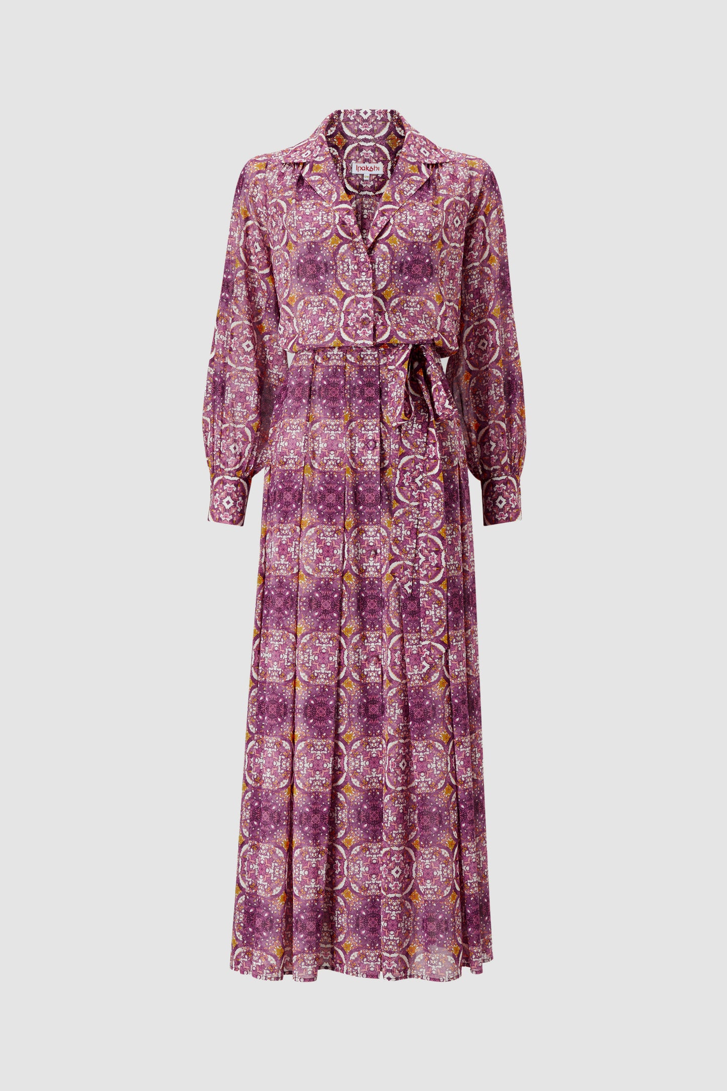 PERMATA SILK MAXI SHIRTDRESS